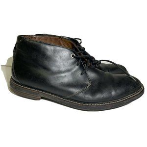 Clarks Originals Men's Desert Boots Black Leather